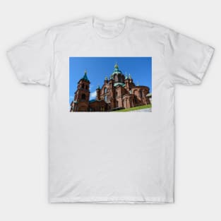 Red brick Uspenski Cathedral T-Shirt